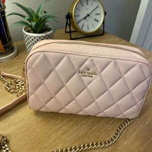 Kate Spade Pink Carey Quilted Crossbody Purse